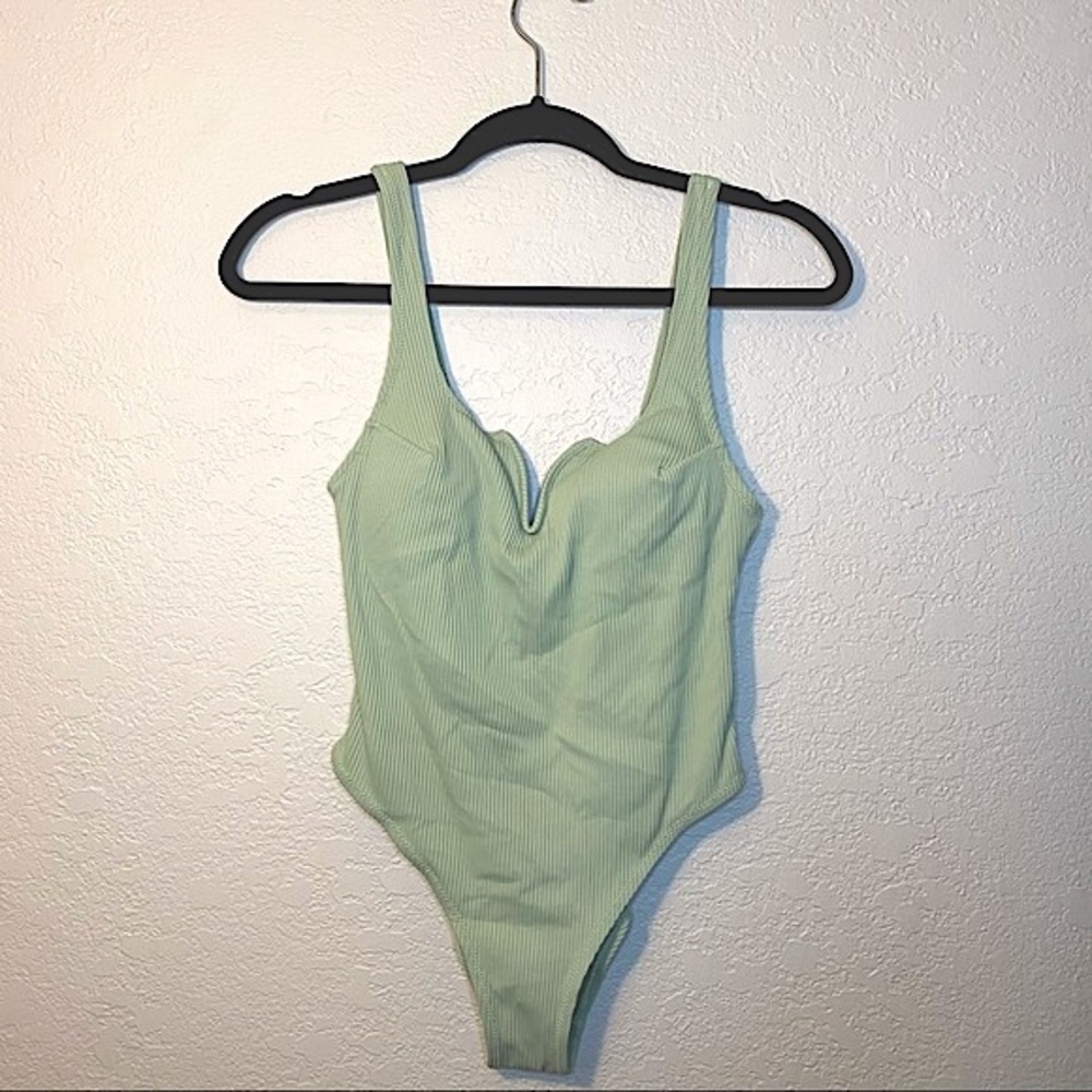 SAGE GREEN ONE PIECE SWIMSUIT